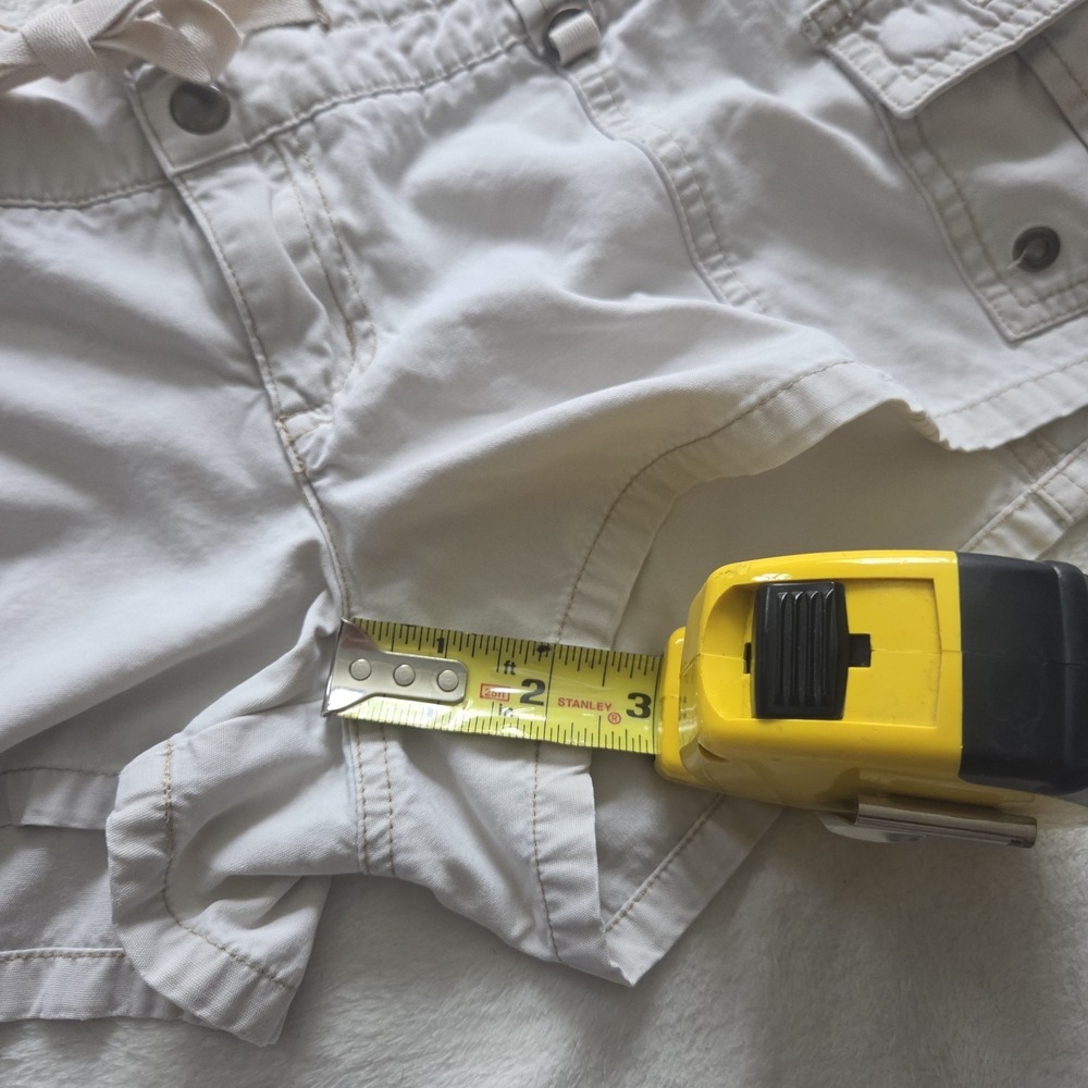 Y2k Roxy Khaki Cargo Low Rise Shorts Sz 9 - Picture 7 of 7